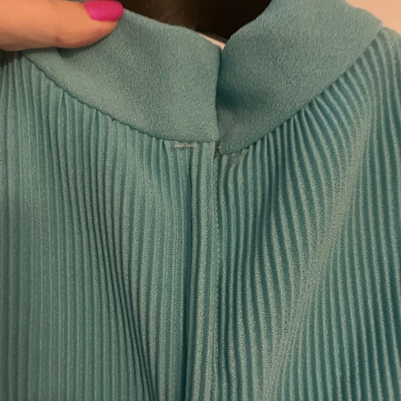 Vintage Wide-Leg Teal Jumpsuit - Picture 7 of 7
